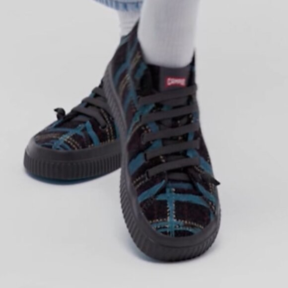 NEW CAMPER Peu Roda Sneaker Booties IN Teal Multi for women 1225 8t4 - Picture 2 of 15